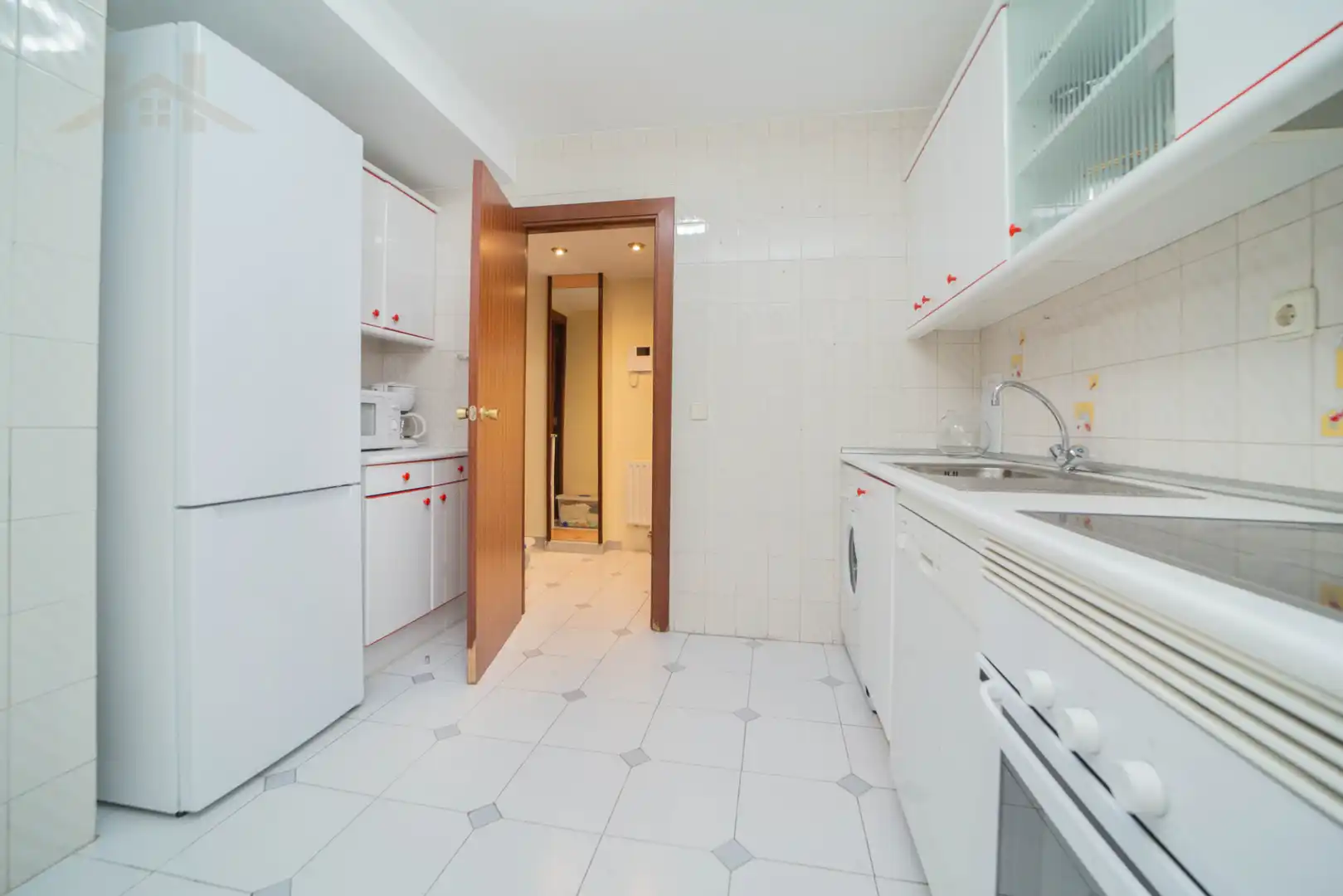 Kitchen of Flat for sale in Móstoles  with Heating, Furnished and Oven