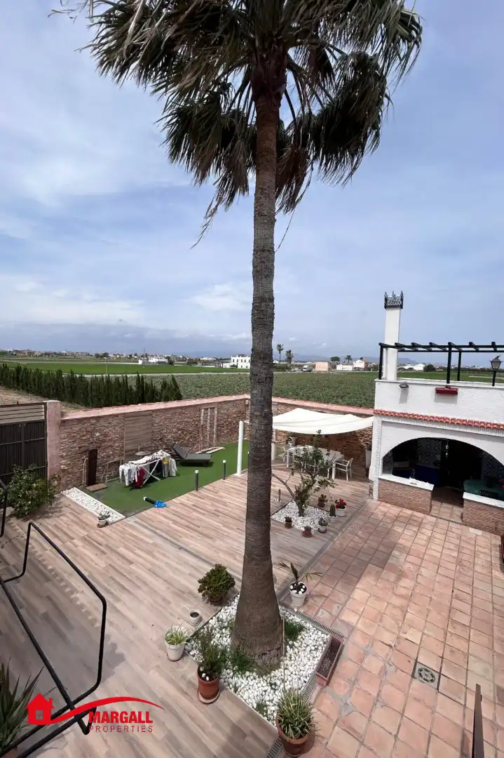 Terrassa de Casa o xalet en venda en Alboraya amb Aire condicionat, Calefacció i Jardí privat