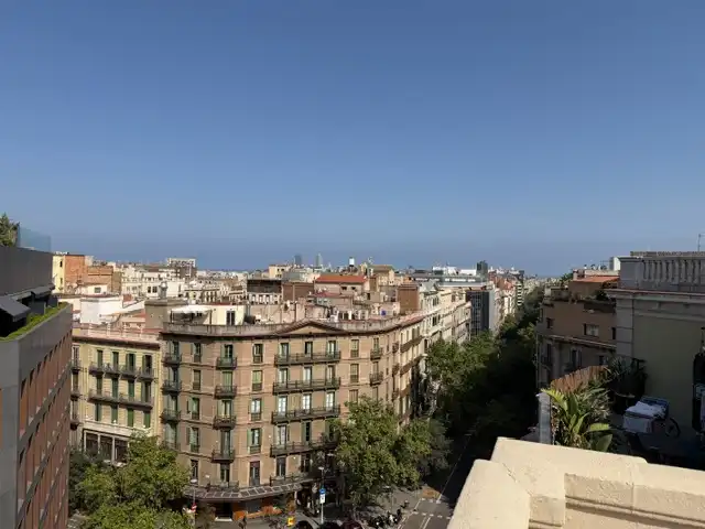 Vista exterior de Piso de alquiler en Barcelona con Aire acondicionado, Parquet y Terraza