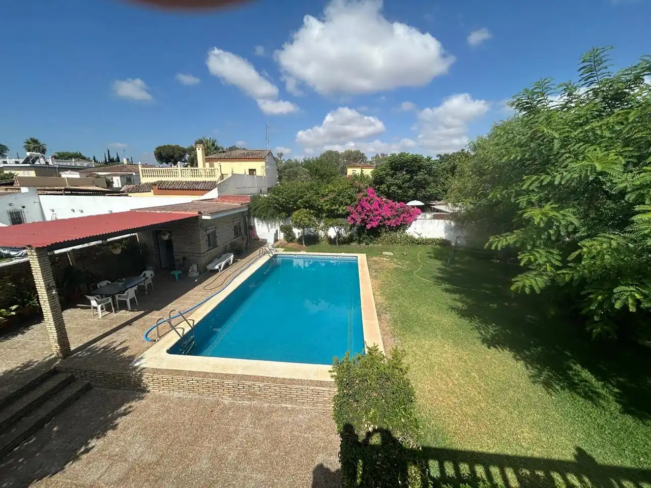 Piscina de Casa o chalet en venta en Alcalá de Guadaira con Aire acondicionado, Jardín privado y Terraza