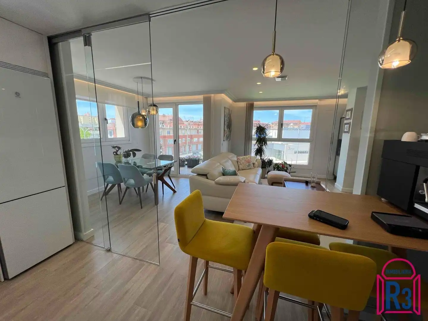 Dining room of Flat for sale in León Capital   with Heating, Terrace and Storage room