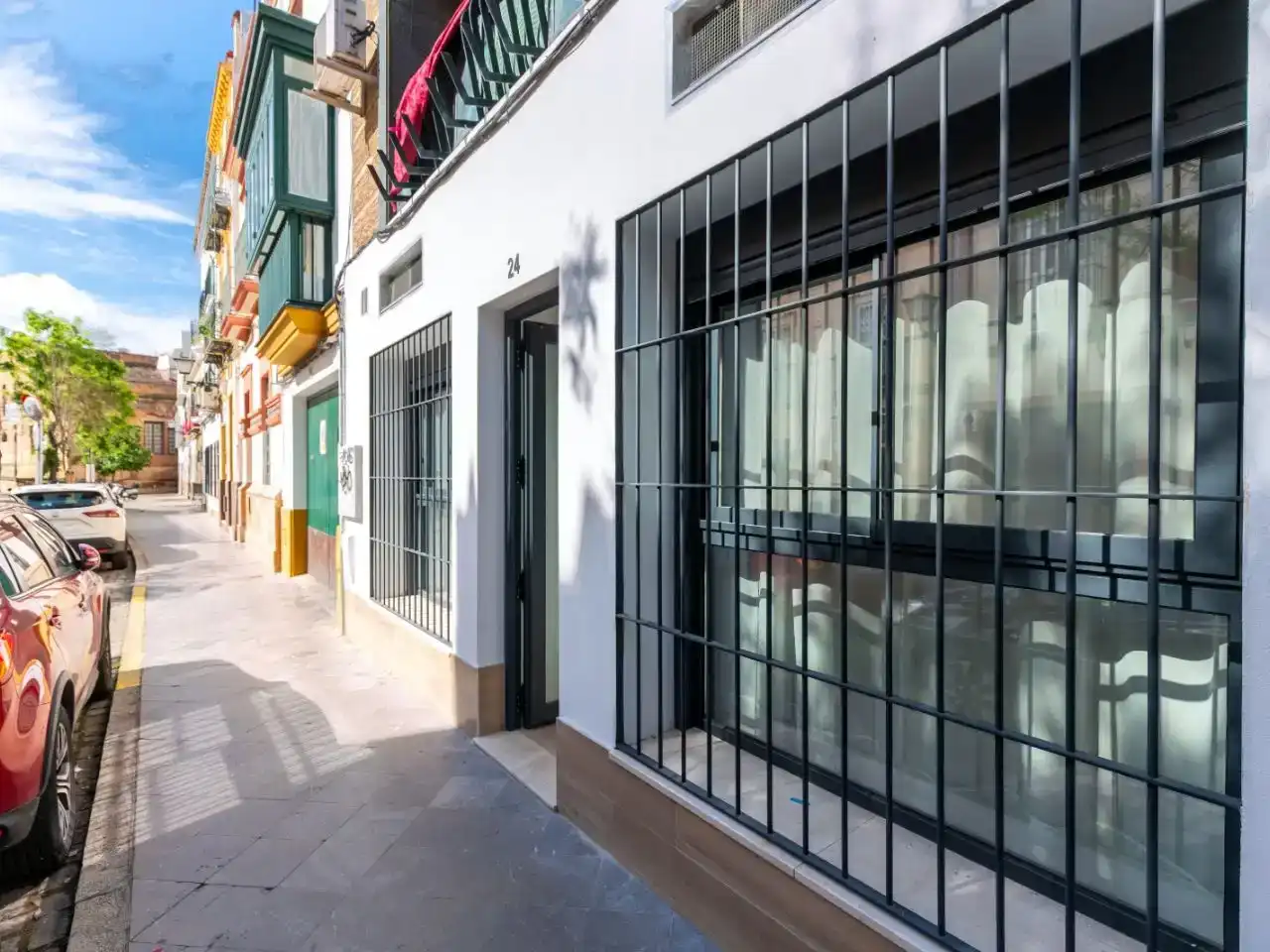 Vista exterior de Apartament de lloguer en  Sevilla Capital amb Aire condicionat