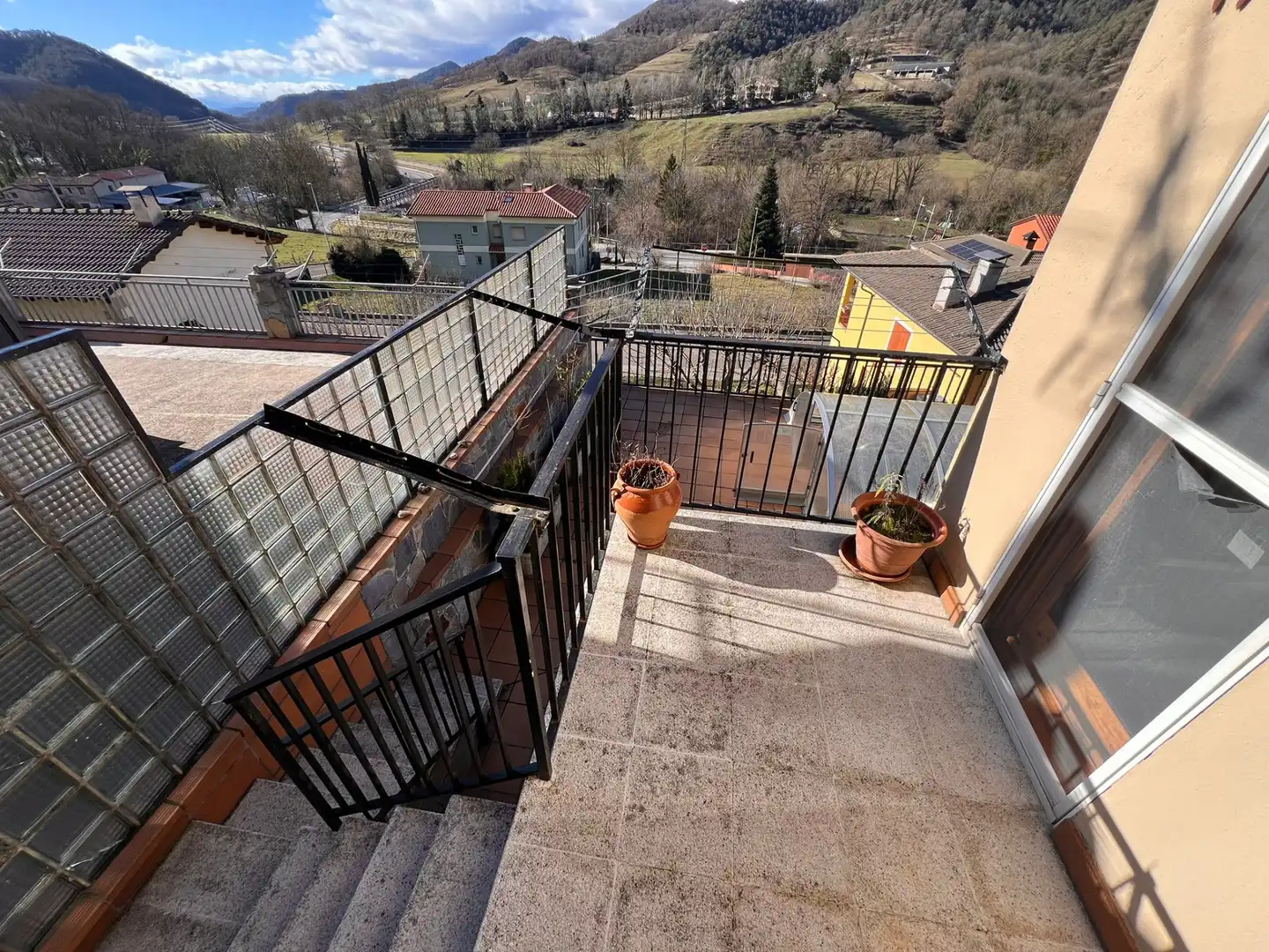 Terrace of Detached homes for sale in Sant Pau de Segúries  with Heating, Parquet flooring and Terrace