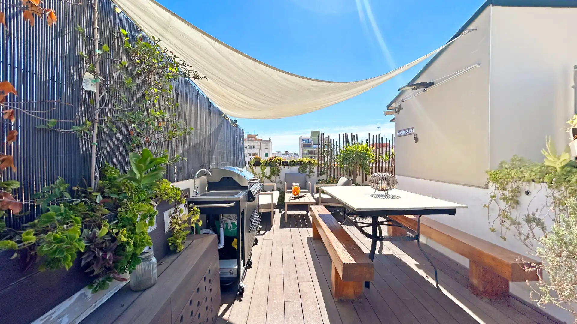 Terraza de Ático en venta en  Palma de Mallorca con Aire acondicionado, Calefacción y Parquet