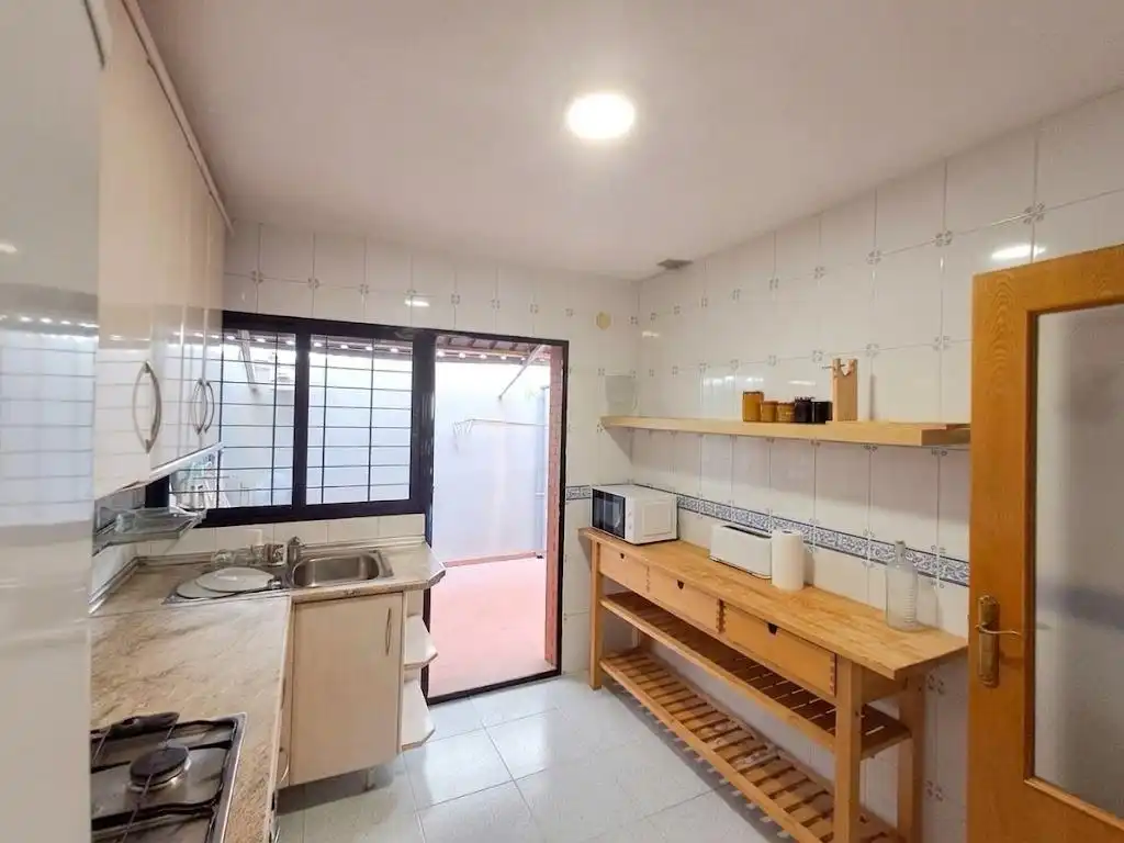 Cuina de Casa adosada en venda en Murcia amb Jardí privat, Terrassa i Traster