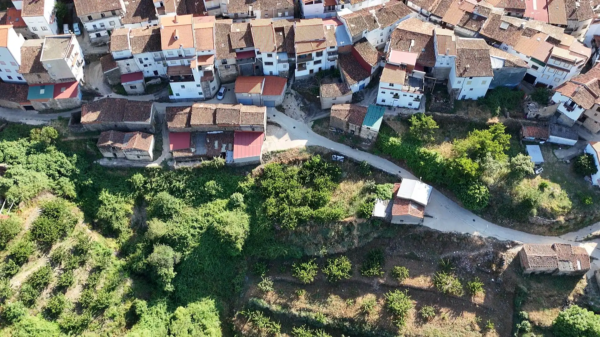 Vista exterior de Residencial en venda en Casas del Castañar
