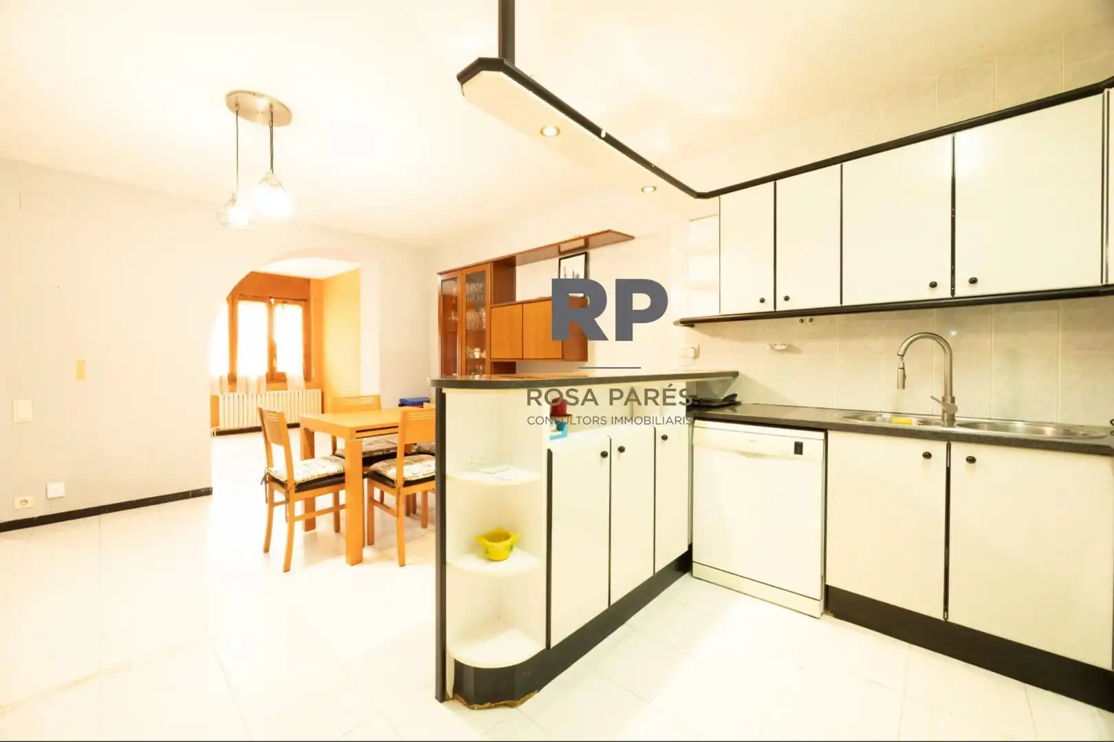 Kitchen of Flat for sale in Montesquiu  with Heating, Terrace and Storage room