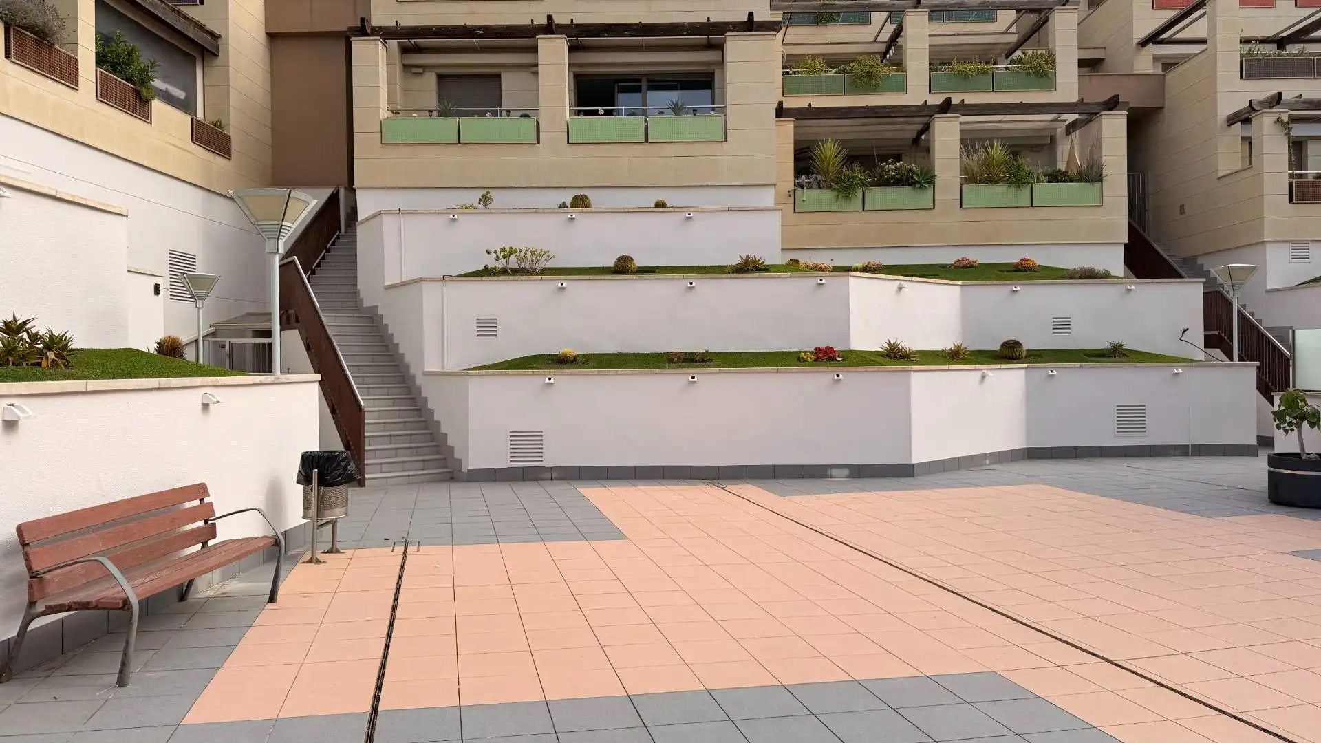 Terraza de Apartamento en venta en Elche / Elx con Aire acondicionado, Jardín privado y Terraza