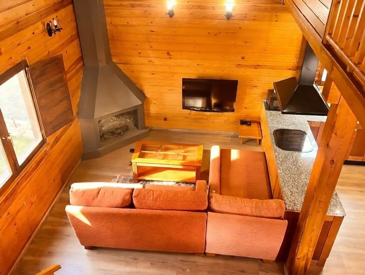Sala d'estar de Finca rústica en venda en Prades amb Jardí privat, Parquet i Terrassa