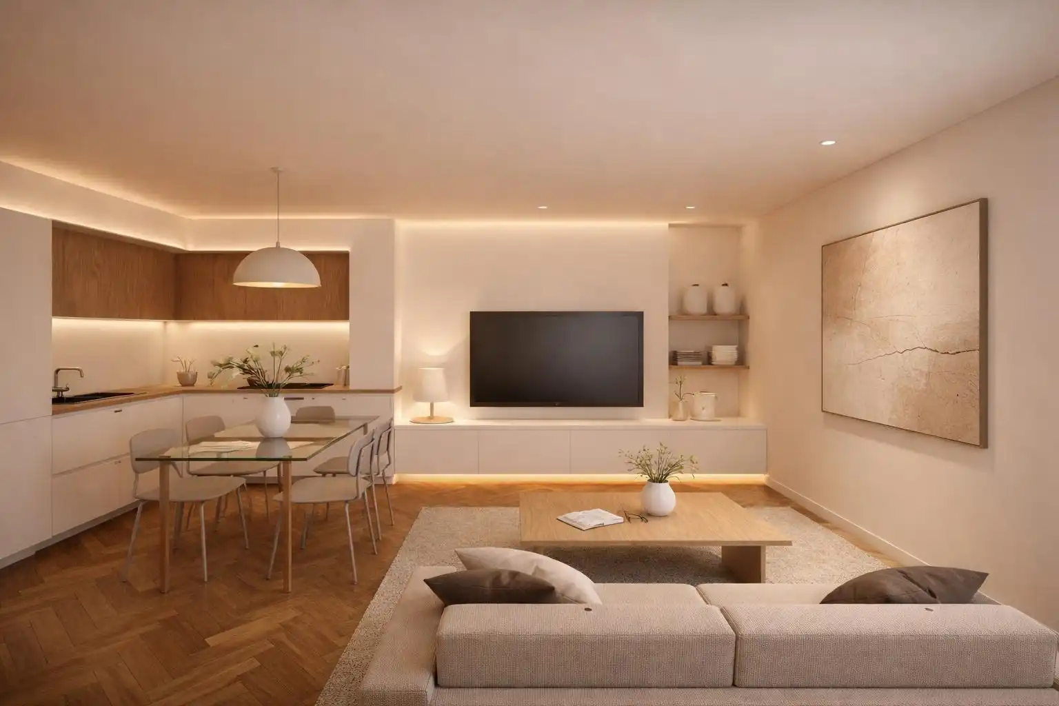 Sala de estar de Piso en venta en Mollet del Vallès