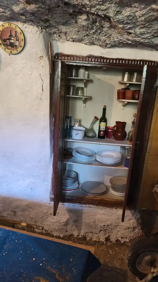 Cuina de Casa o xalet en venda en Urrea de Jalón amb Terrassa, Moblat i Forn