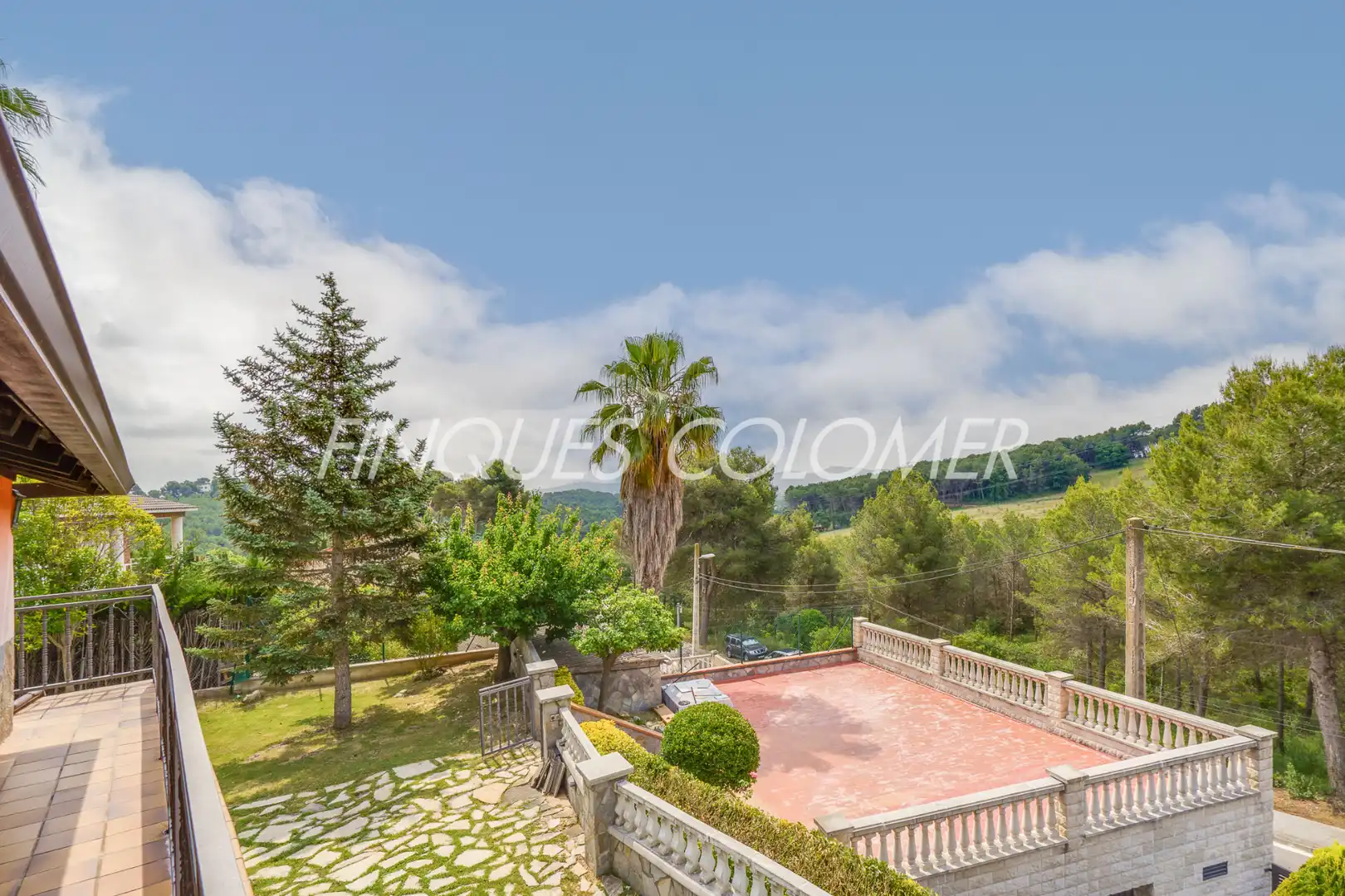 Garden of Houses for sale in Rubí  with Air Conditioner, Private garden and Parquet flooring