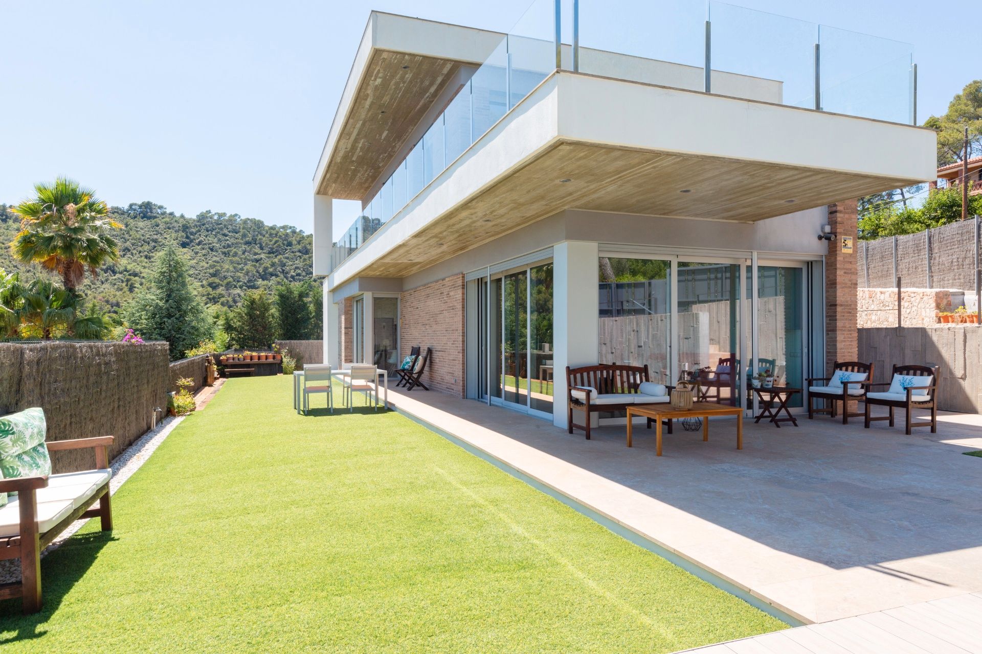 Terrassa de Casa o xalet en venda en Matadepera amb Aire condicionat, Calefacció i Jardí privat