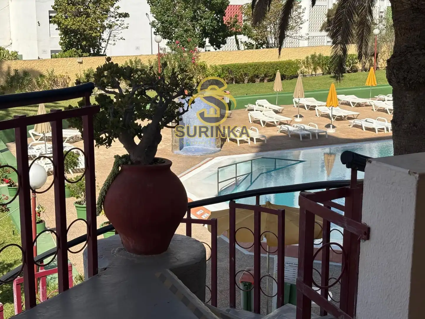 Piscina de Apartamento de alquiler en San Bartolomé de Tirajana con Terraza, Piscina y Piscina comunitaria