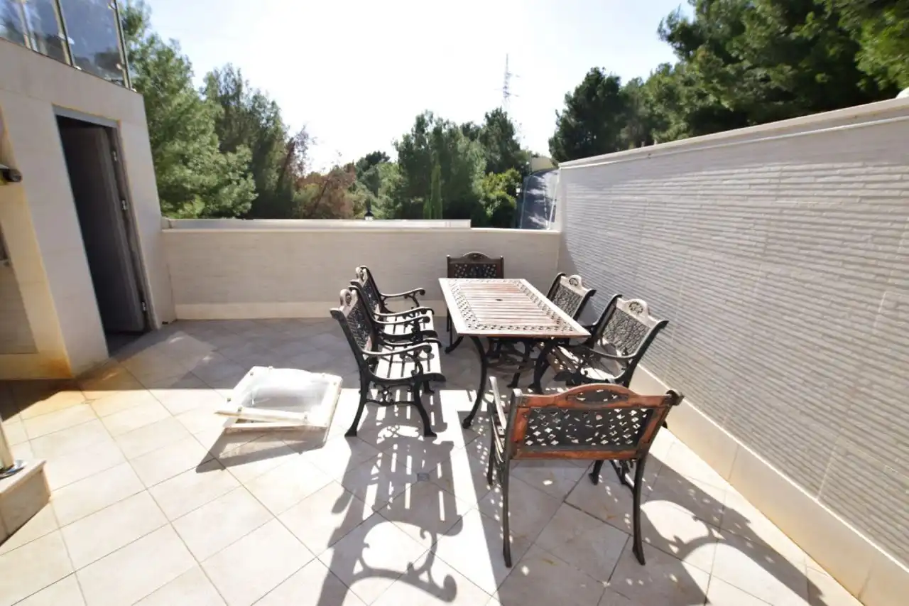 Terraza de Casa o chalet en venta en Altea con Aire acondicionado, Jardín privado y Trastero