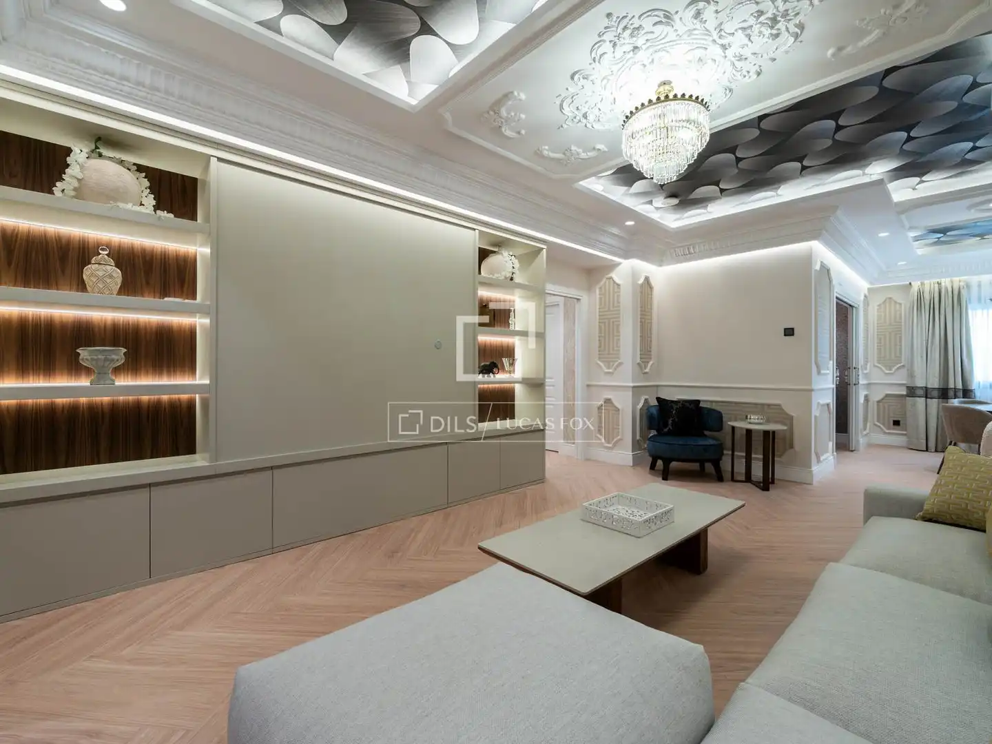 Sala de estar de Piso en venta en Madrid con Aire acondicionado, Calefacción y Parquet