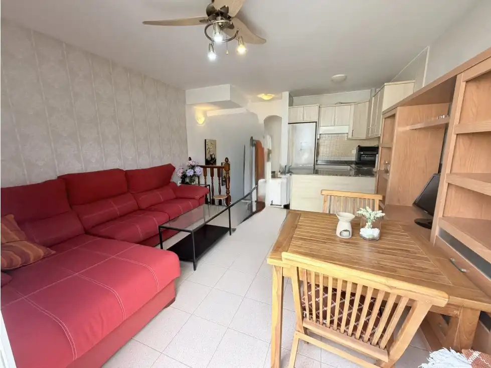 Sala de estar de Dúplex en venta en Caleta de Fuste