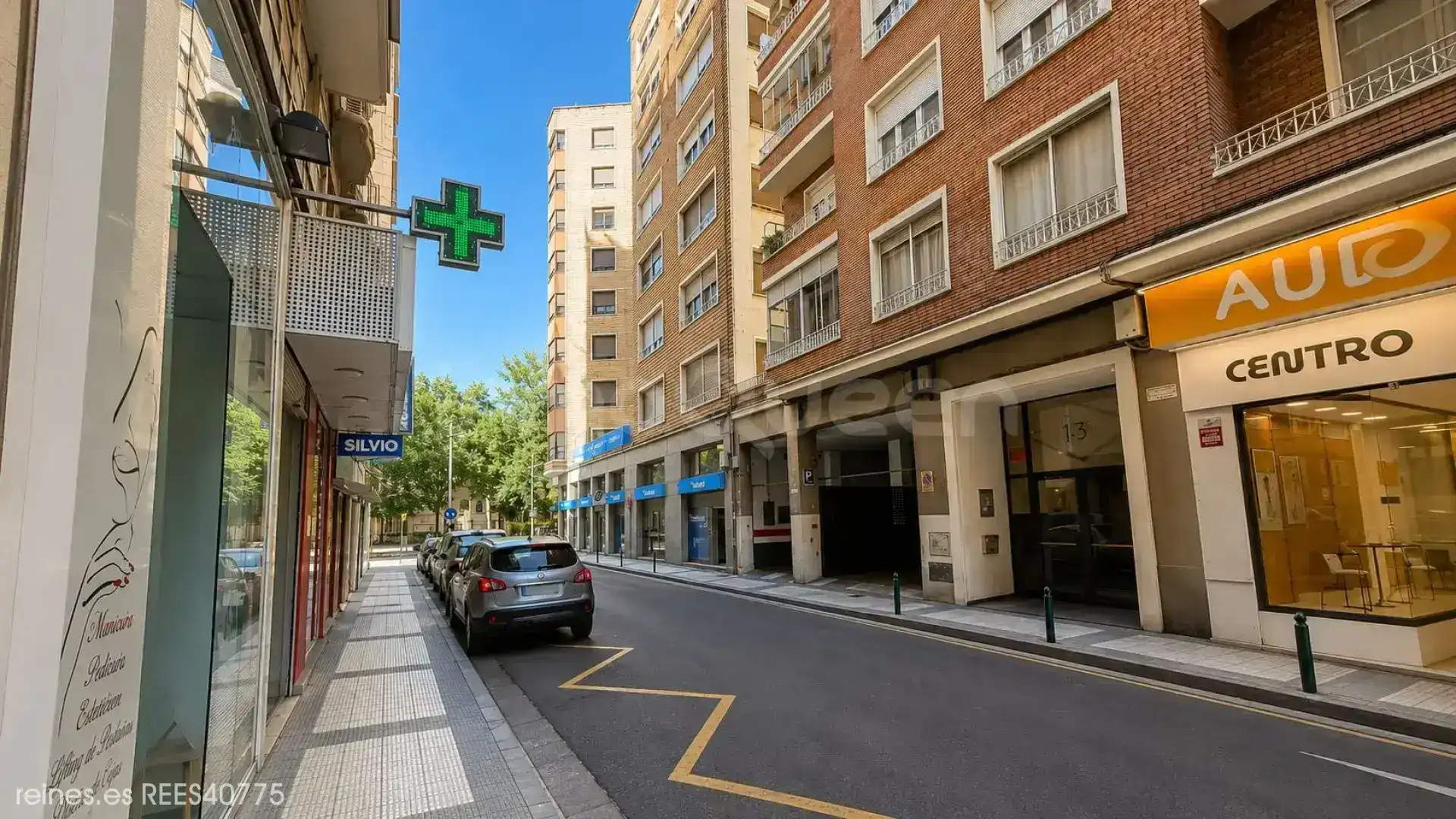 Vista exterior de Piso de alquiler en Zaragoza con Calefacción y Amueblado
