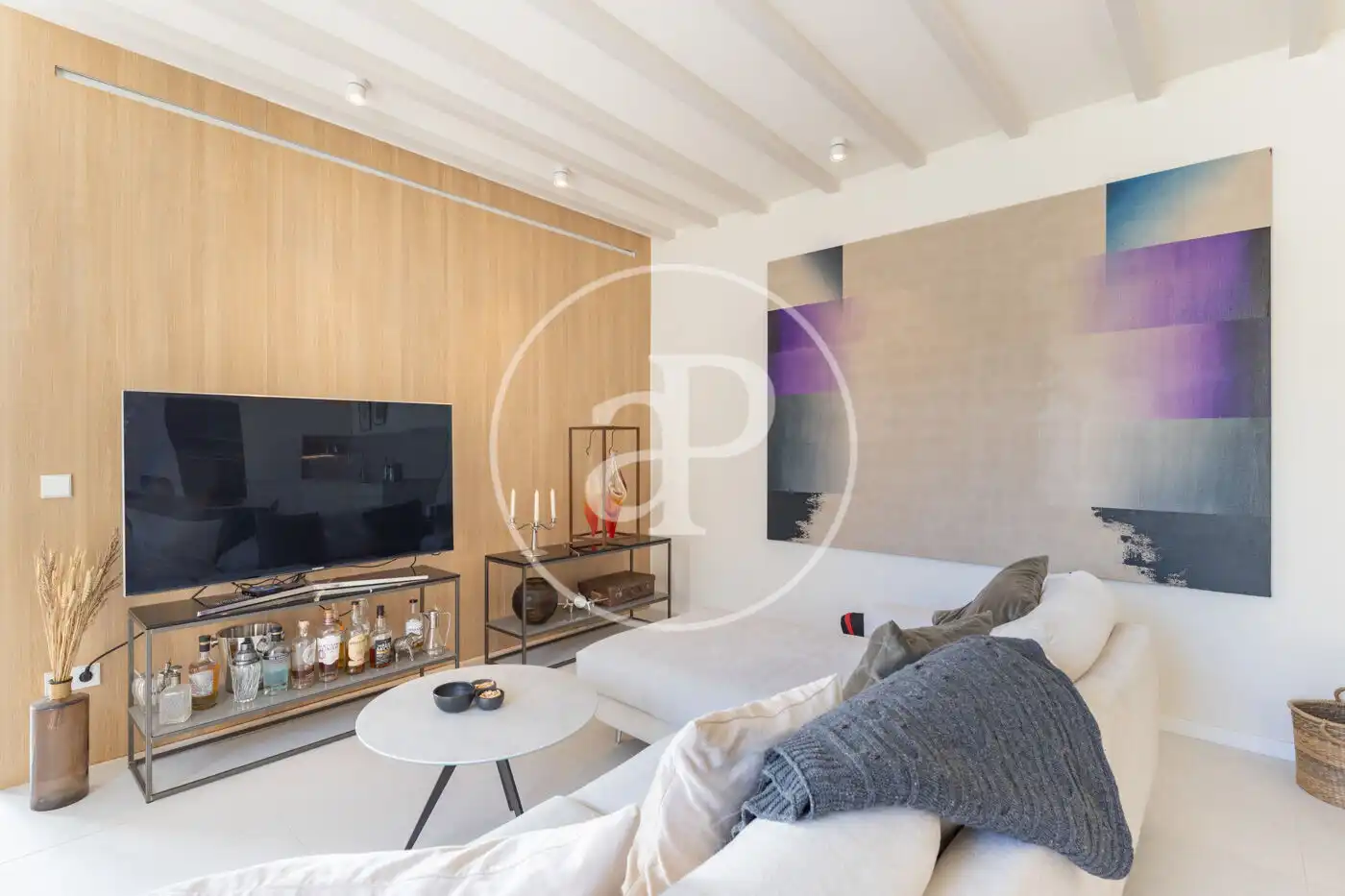 Sala de estar de Piso en venta en  Palma de Mallorca con Aire acondicionado, Calefacción y Terraza