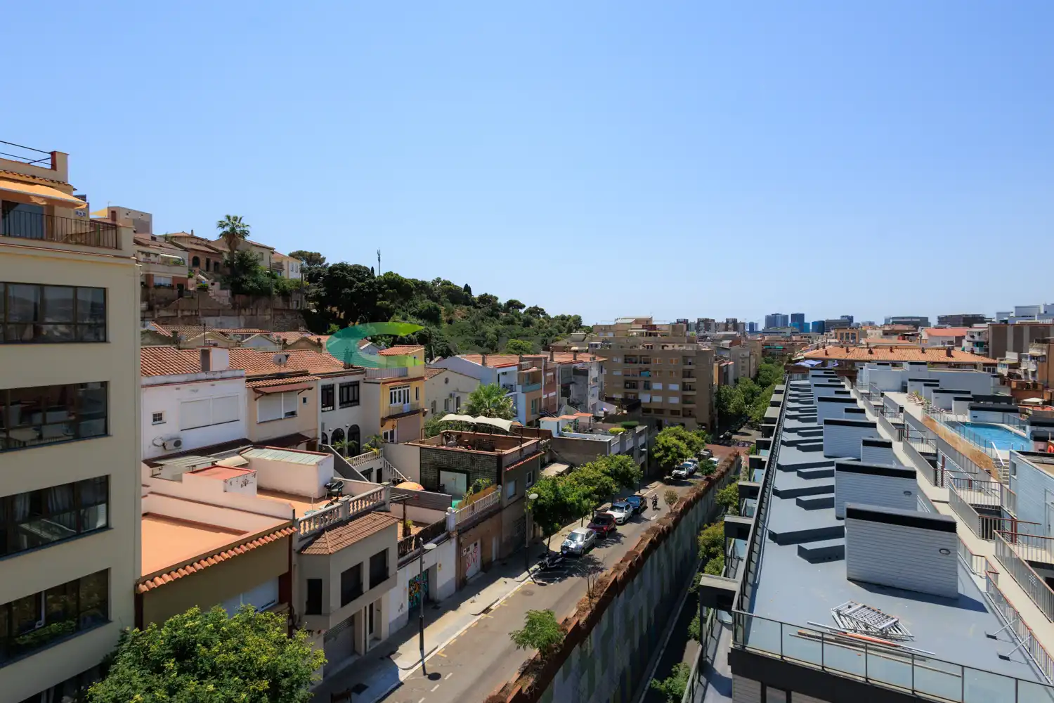 Vista exterior de Pis en venda en Barcelona amb Aire condicionat, Traster i Forn