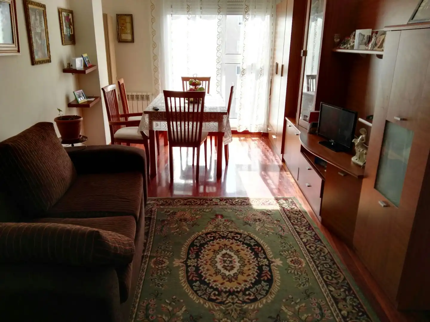 Sala d'estar de Apartament de lloguer en Lugo Capital amb Calefacció i Moblat