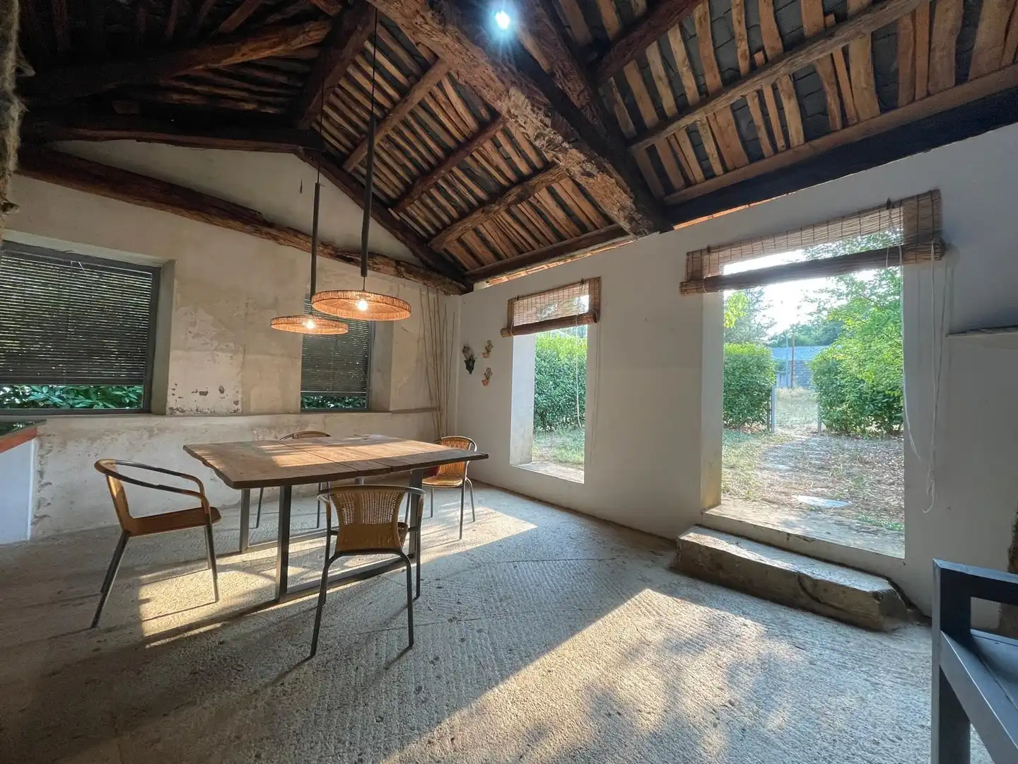 Menjador de Finca rústica en venda en Cabañas Raras amb Jardí privat, Terrassa i Traster