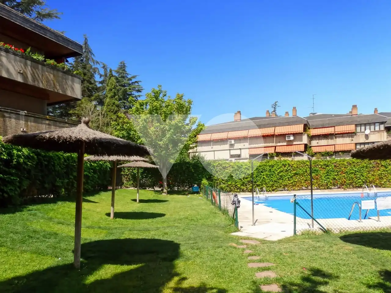 Jardín de Planta baja en venta en Madrid con Aire acondicionado, Calefacción y Parquet