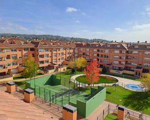 Exterior view of Duplex for sale in Collado Villalba  with Heating, Terrace and Community pool