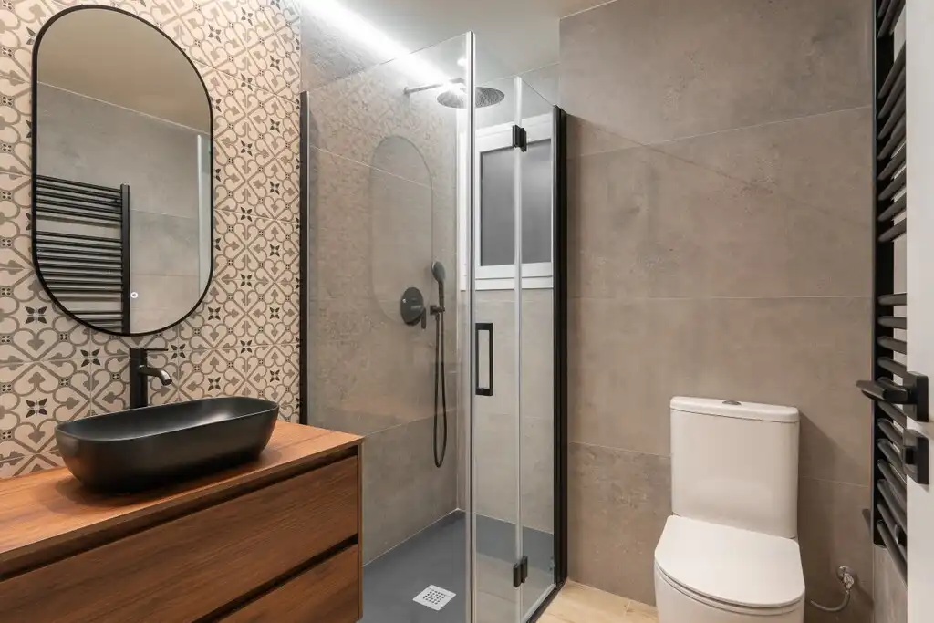 Baño de Apartamento en venta en Barcelona con Aire acondicionado, Terraza y Amueblado