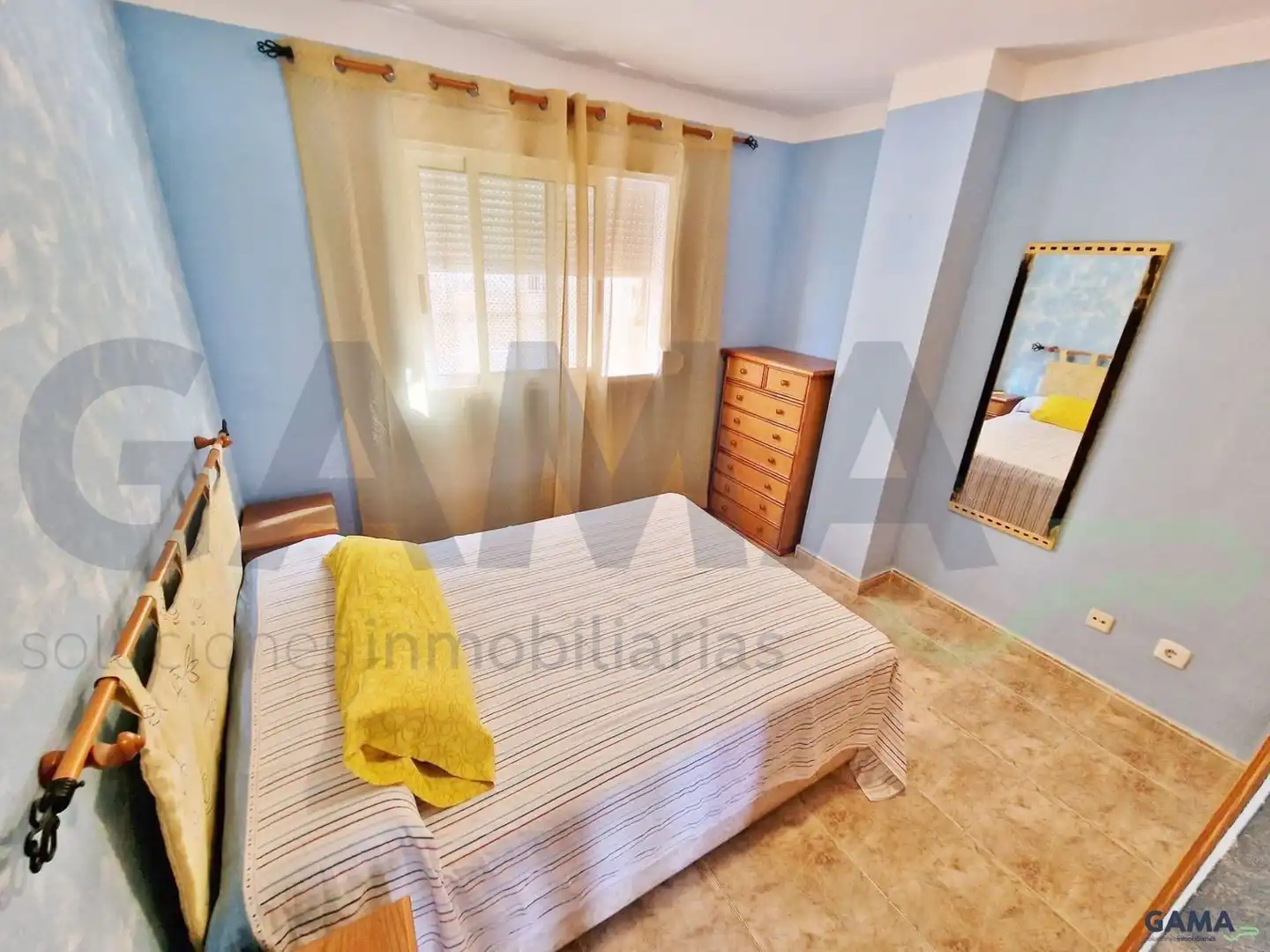 Schlafzimmer von Wohnung zur Miete in Tavernes de la Valldigna mit Terrasse, Schwimmbad und Möbliert