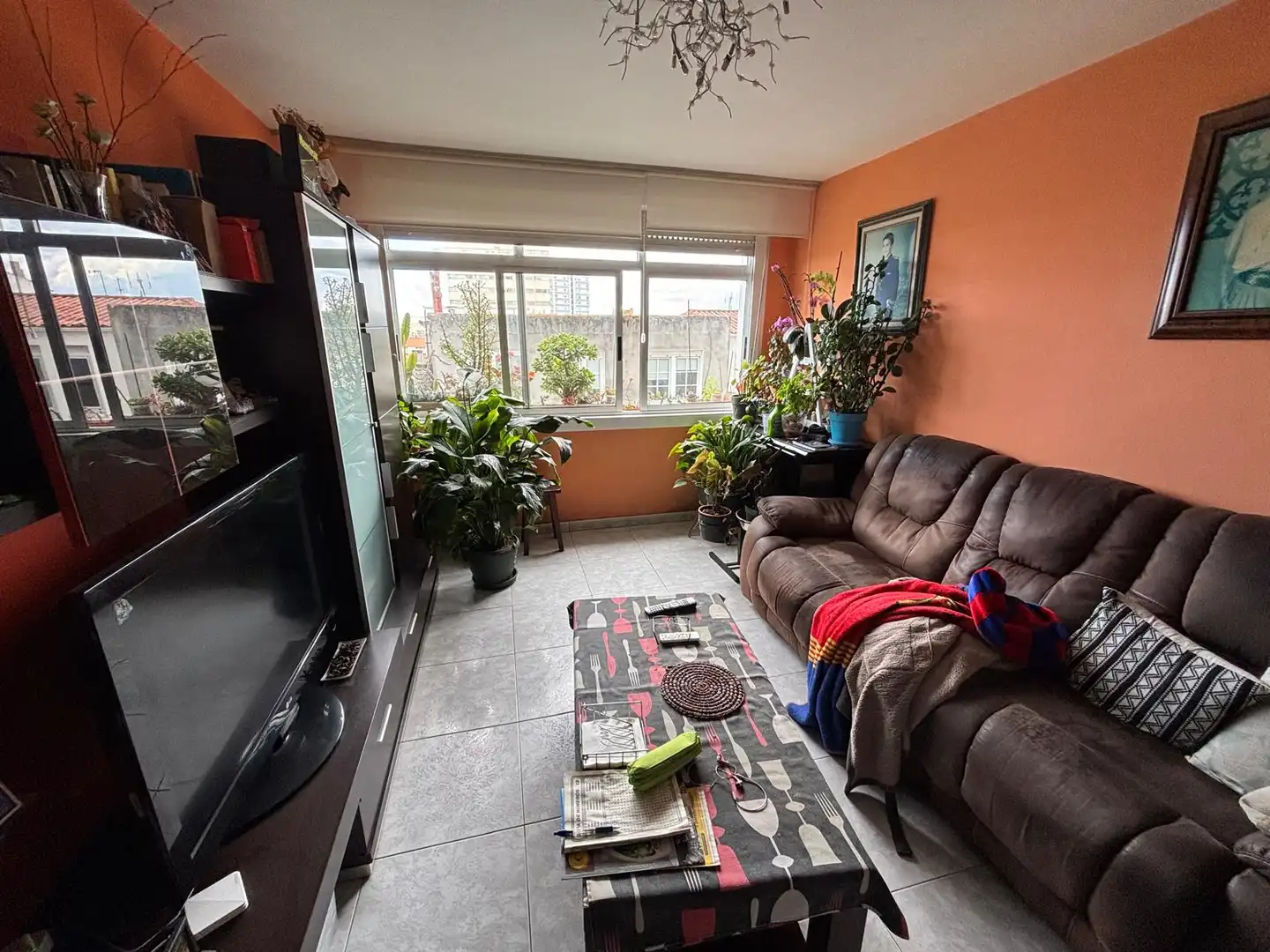 Sala de estar de Piso en venta en A Coruña Capital  con Horno y Lavadora