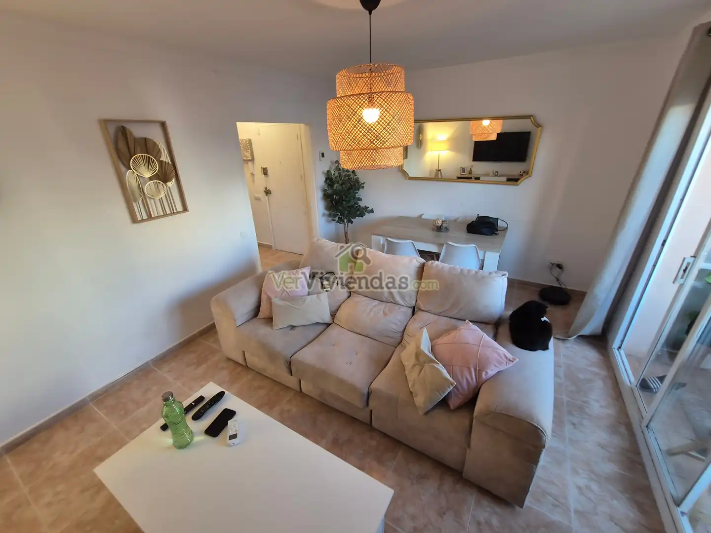 Sala de estar de Piso en venta en Sant Pere de Ribes con Aire acondicionado, Horno y Balcón