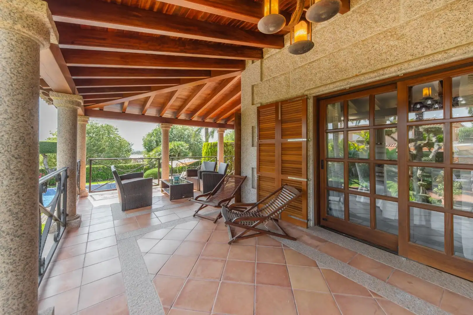 Terrassa de Casa o xalet de lloguer en Marratxí amb Aire condicionat, Jardí privat i Parquet