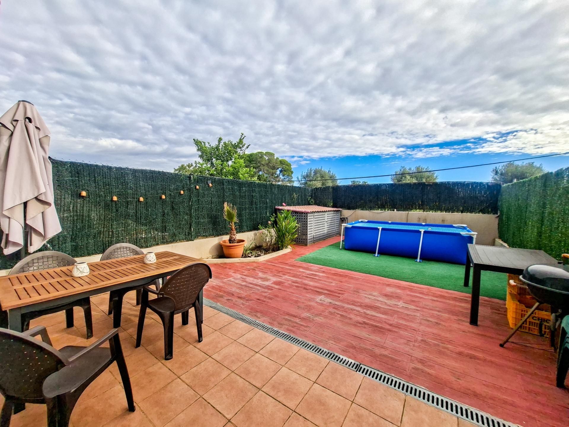 Terrace of Single-family semi-detached for sale in Vila-seca  with Air Conditioner, Heating and Private garden