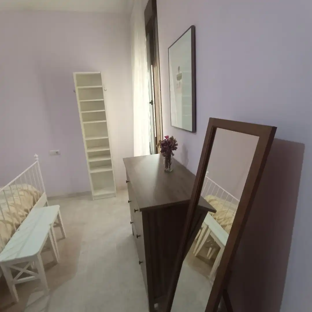 Bedroom of Flat for rent in Málaga  with Air Conditioner and Furnished