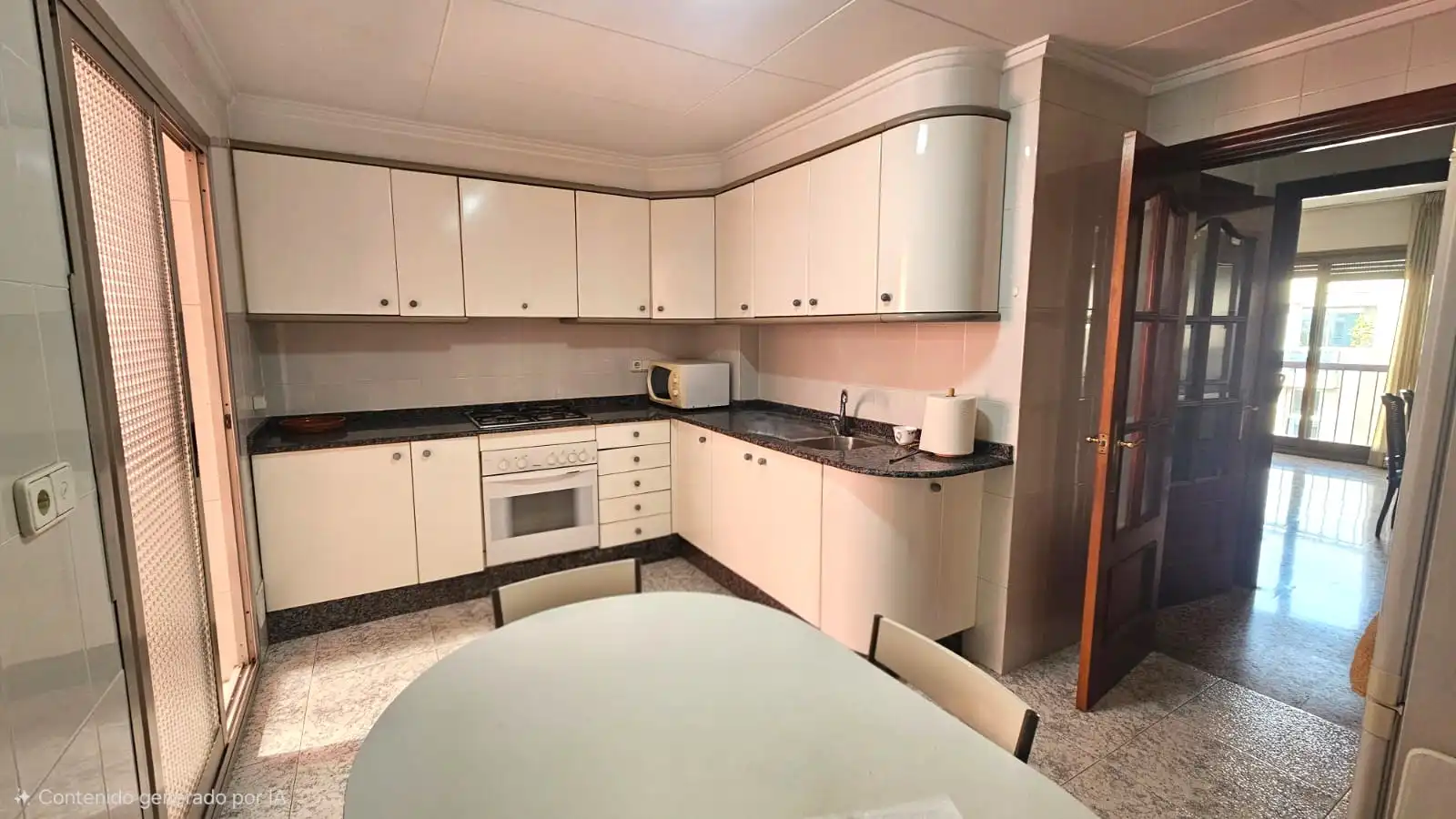 Kitchen of Flat for sale in Valencia  with Air Conditioner, Heating and Balcony