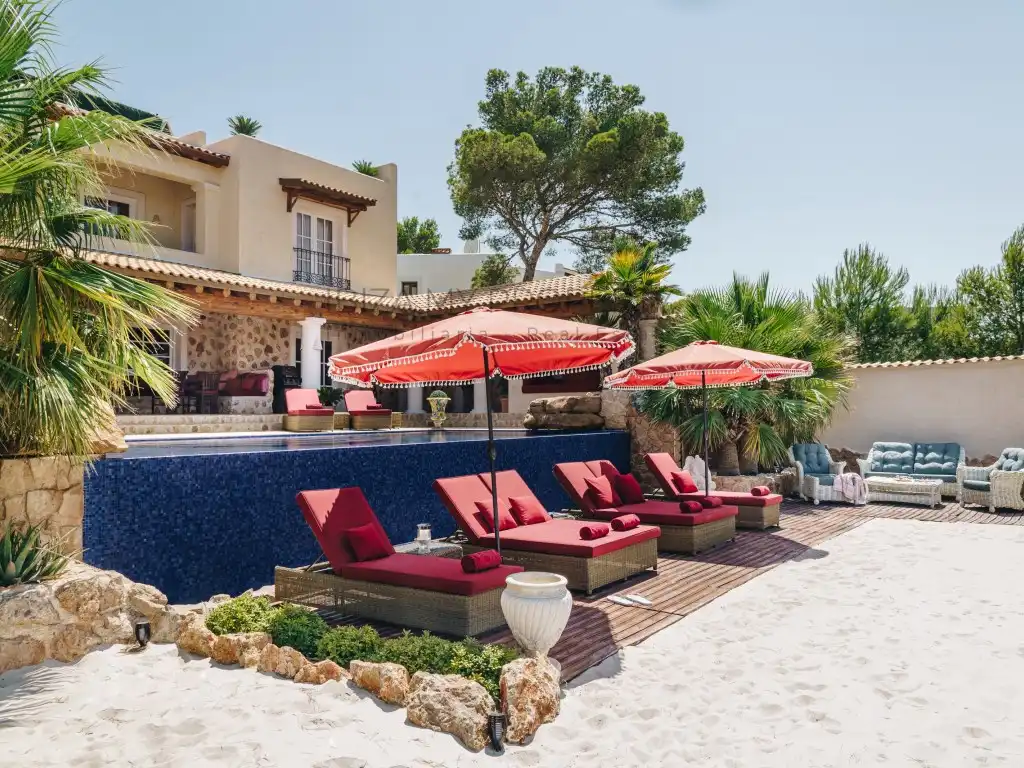 Terrassa de Casa o xalet de lloguer en Santa Eulària des Riu