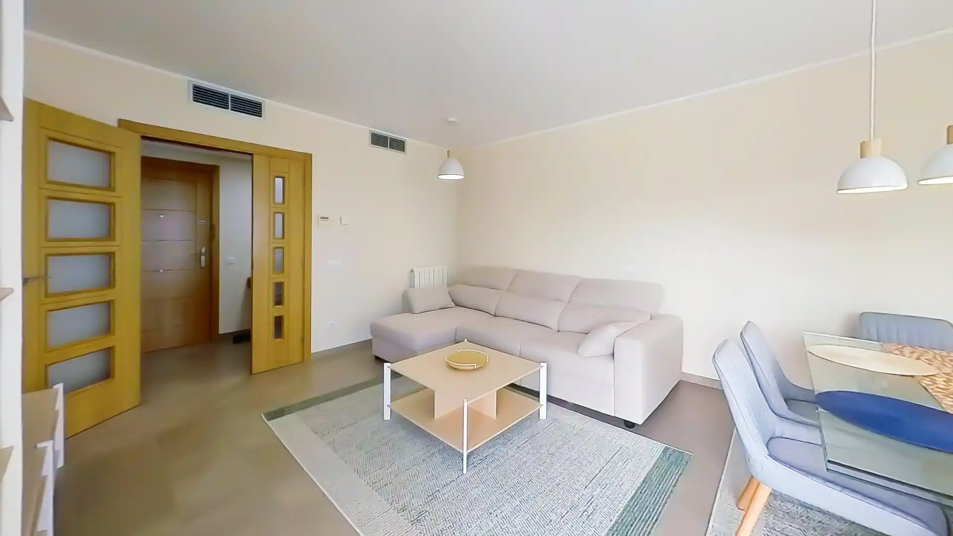 Sala de estar de Piso en venta en Calafell con Aire acondicionado, Calefacción y Jardín privado