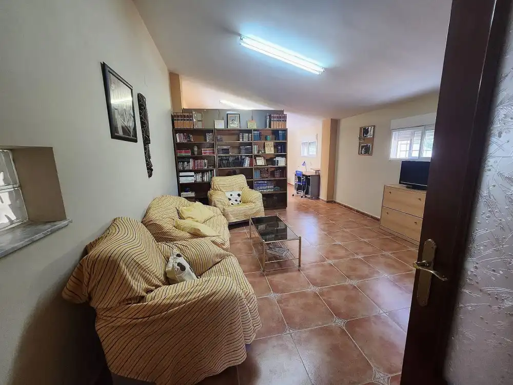 Living room of Houses for sale in Villena  with Furnished