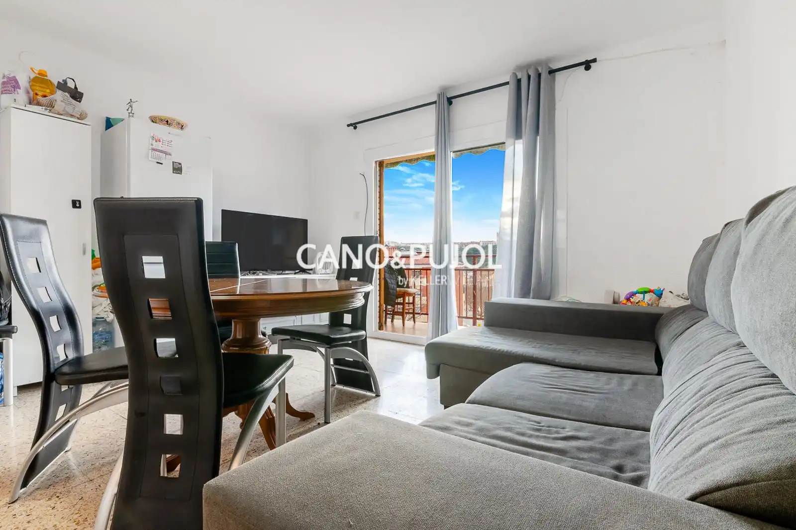 Sala de estar de Piso en venta en Olesa de Montserrat con Terraza