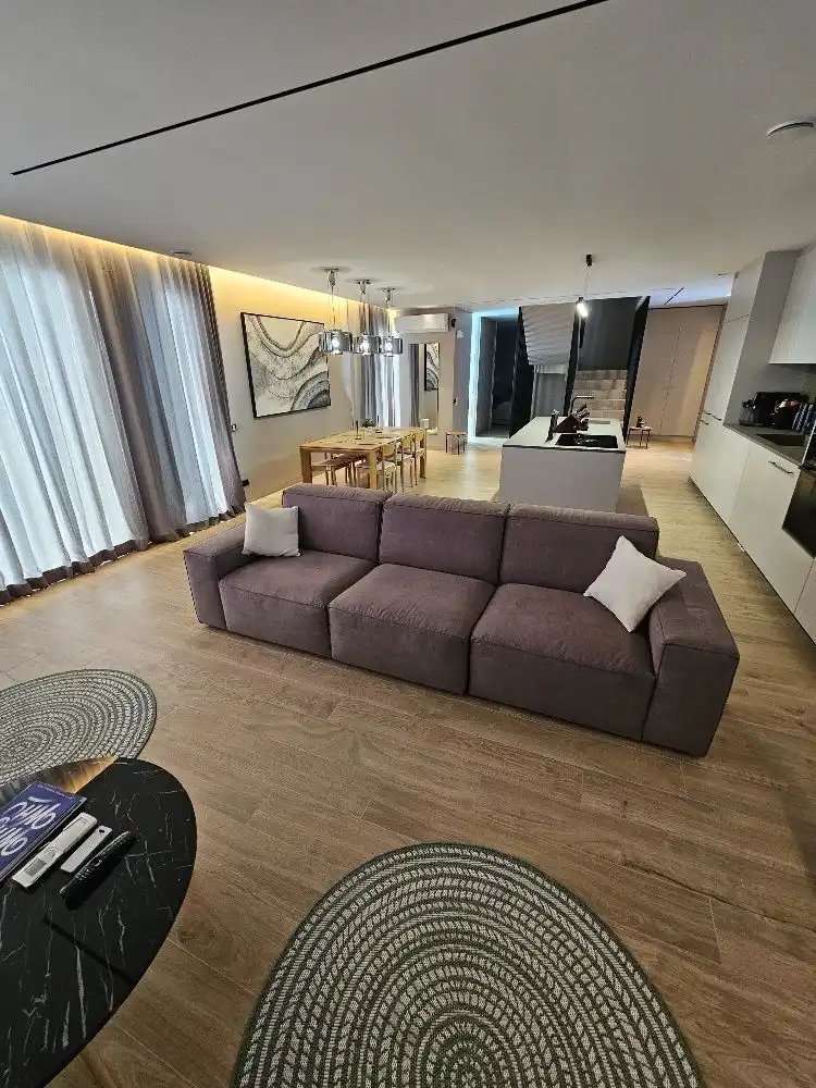 Sala de estar de Casa o chalet de alquiler en L'Alfàs del Pi con Aire acondicionado, Calefacción y Jardín privado