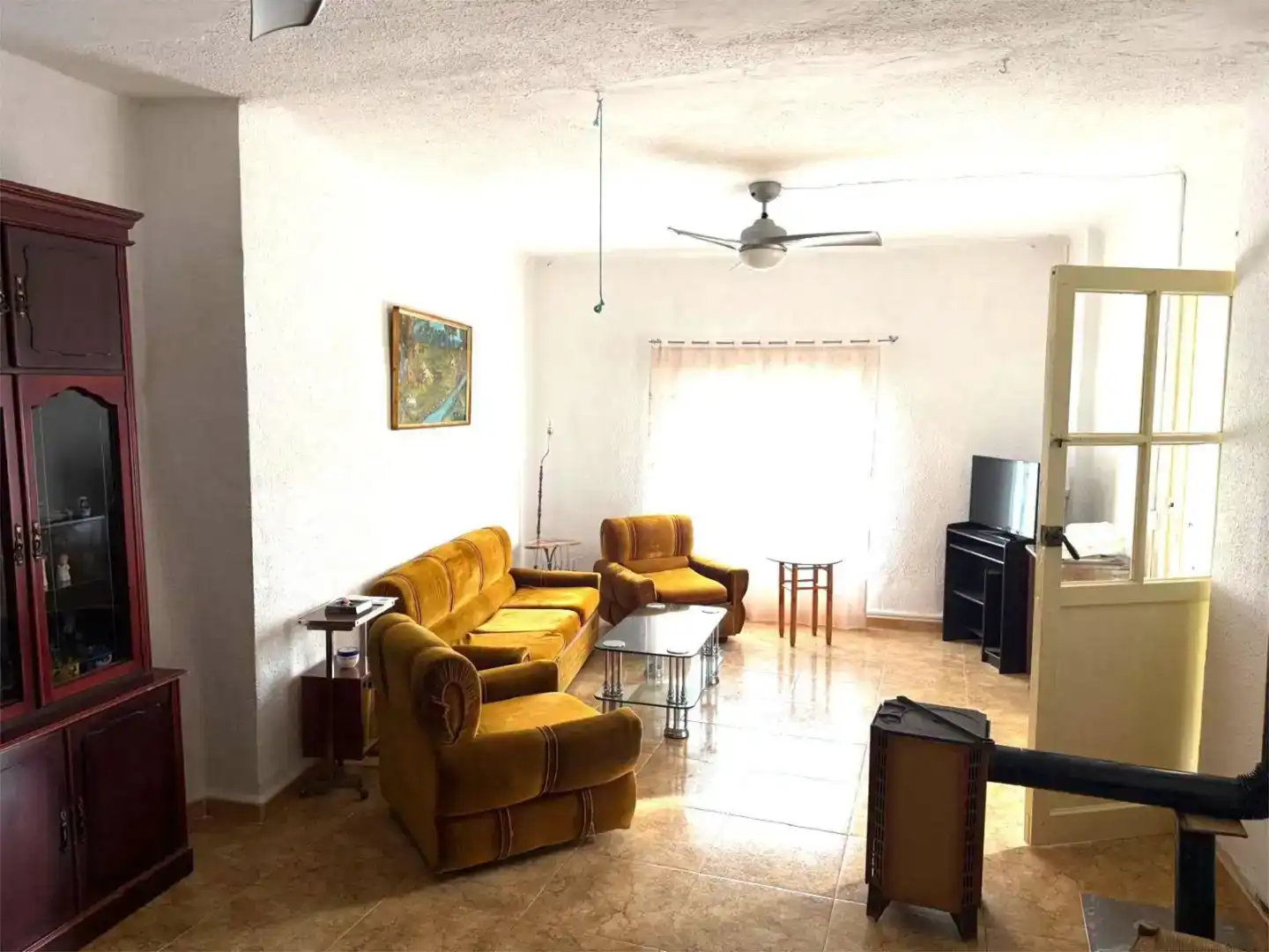 Sala d'estar de Casa adosada en venda en El Romeral