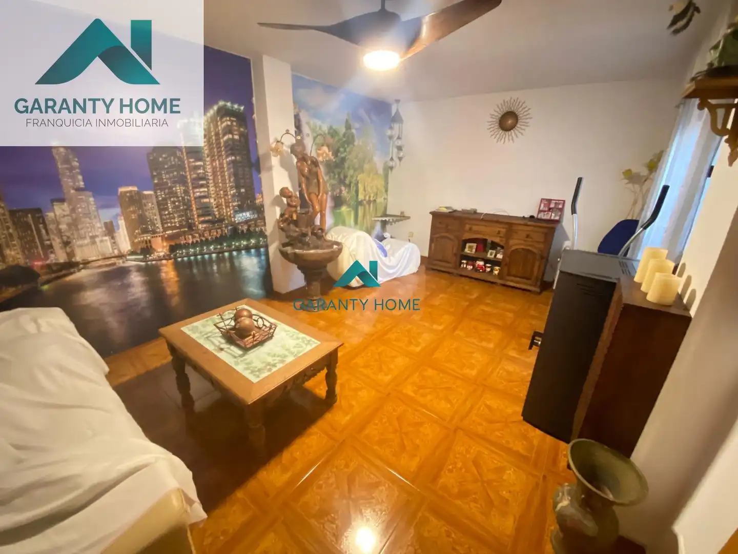 Sala de estar de Casa adosada en venta en Villardompardo con Aire acondicionado, Jardín privado y Terraza