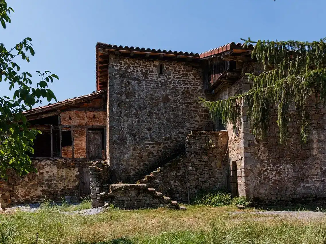 Vista exterior de Finca rústica en venda en Ayala / Aiara amb Balcó