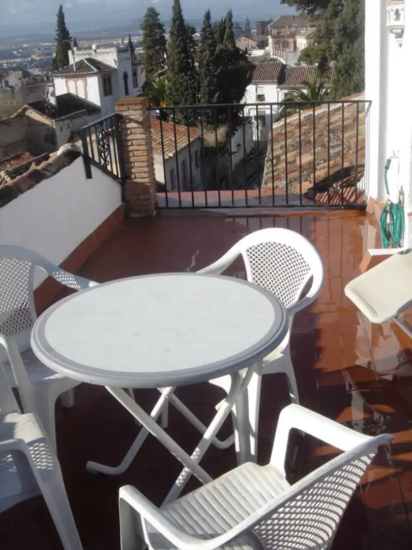 Terrace of Attic for rent in Granada  with Heating and Furnished