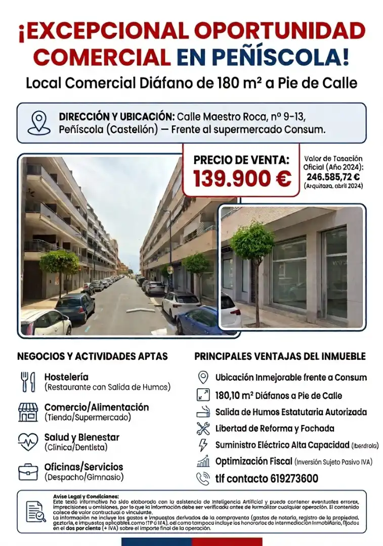 Business premises for sale in Carrer del Mestre Roca 13