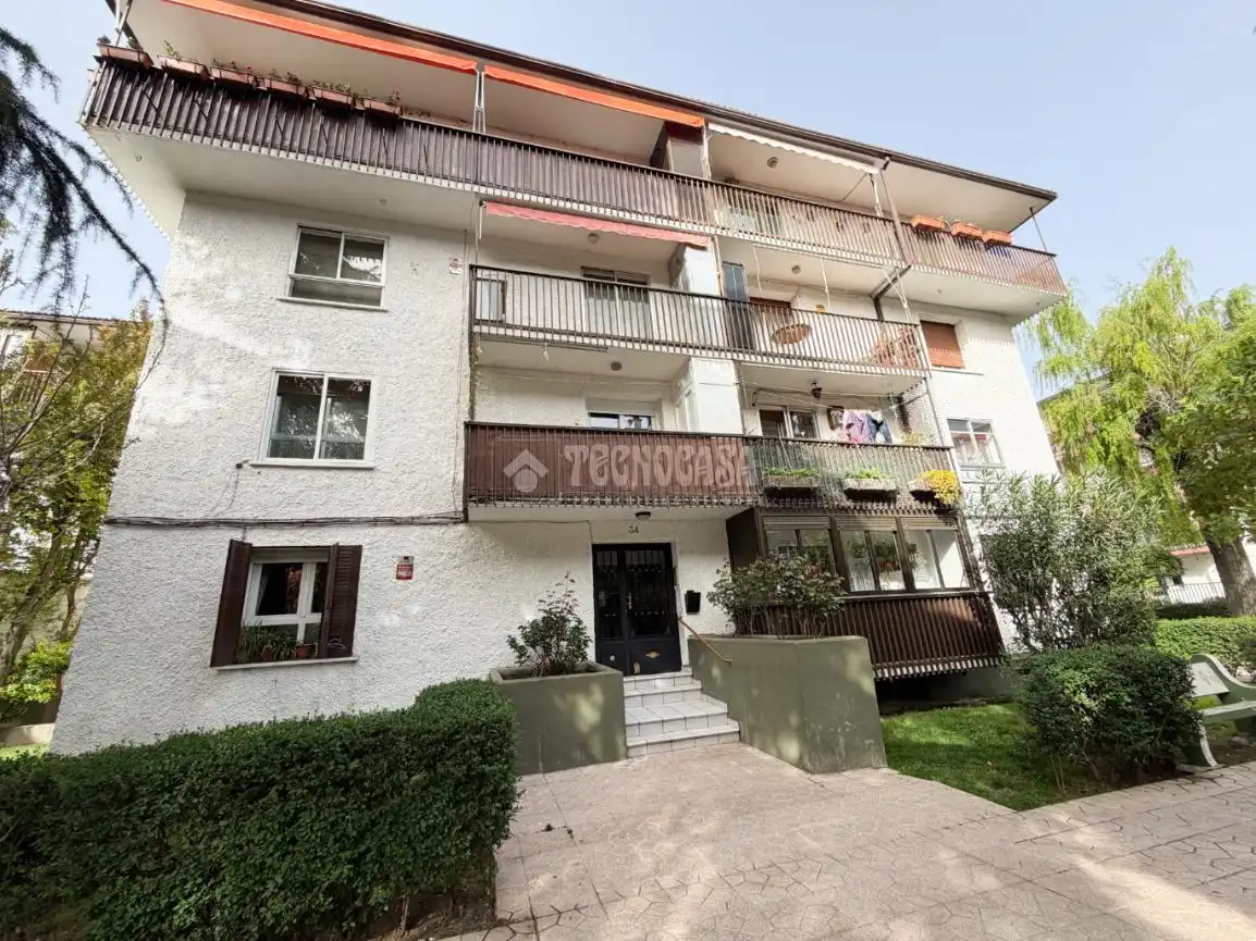 Außenansicht von Wohnung zum Verkauf in Collado Villalba mit Schwimmbad und Gemeinschaftspool