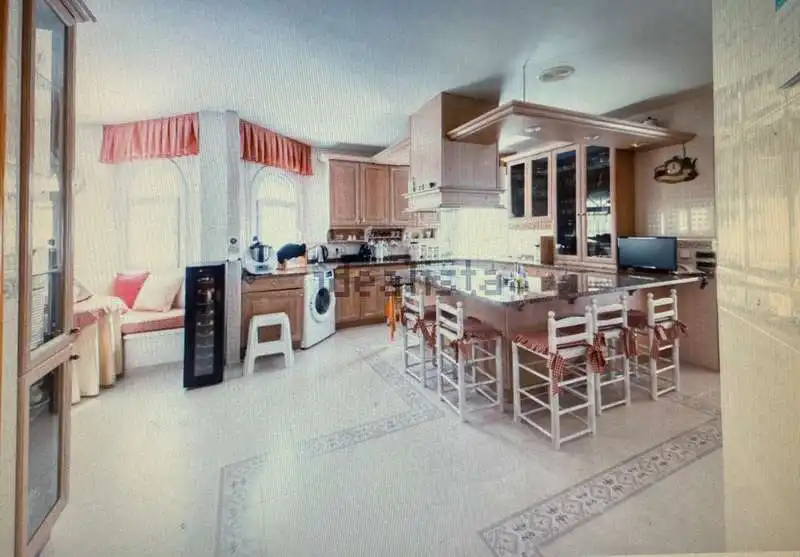 Kitchen of Houses for sale in Roquetas de Mar  with Air Conditioner, Heating and Private garden