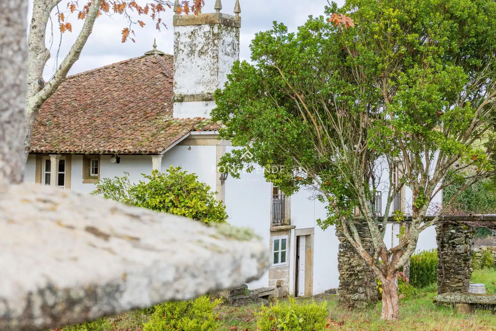 Vista exterior de Casa o chalet en venta en Santiso con Calefacción, Jardín privado y Terraza
