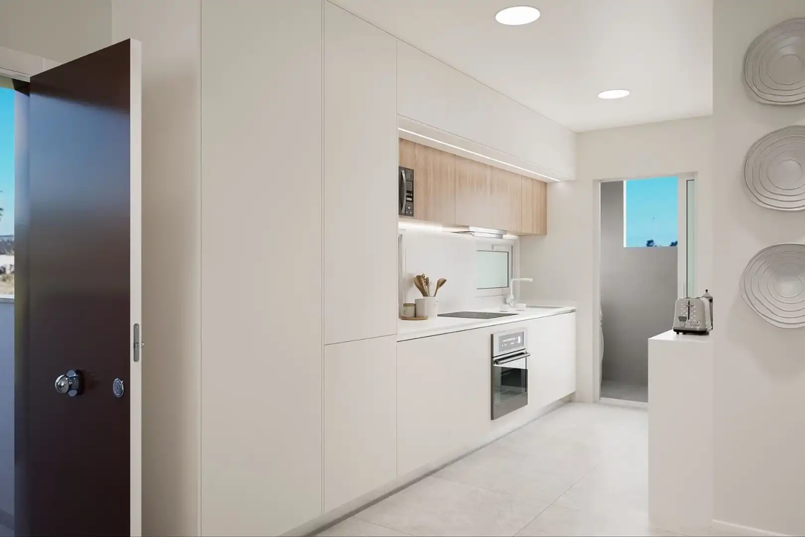 Cocina de Casa adosada en venta en Pilar de la Horadada